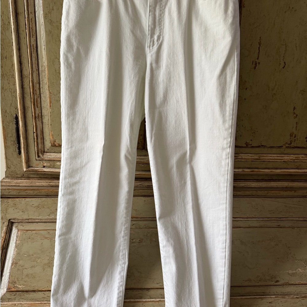 Eileen Fisher Stretch Denim White Jeans